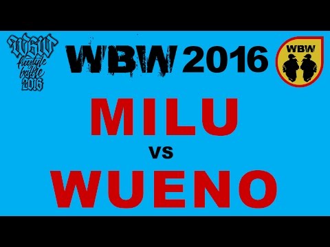 Milu 🆚 Wueno 🎤 WBW 2016 Gdańsk (freestyle rap battle)