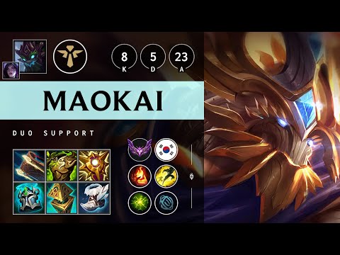 Maokai Support vs Leona: Super CC - KR Master Patch 14.15