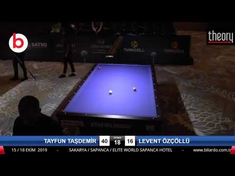 TAYFUN TAŞDEMİR & LEVENT ÖZÇÖLLÜ Bilardo Maçı - 2019 TÜRKİYE ŞAMPİYONASI 2.ETAP-ELEME