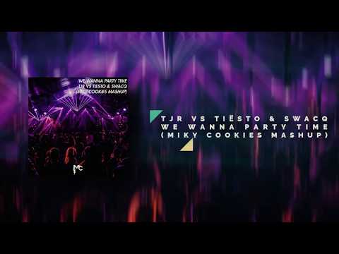 TJR VS Tiësto & SWACQ - Wanna Party Time (Miky Cookies Mashup)