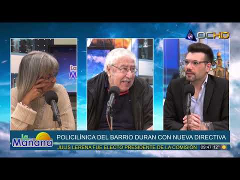 JULIS LERENA FUE ELECTO PRESIDENTE DE LA COMISIÓN - POLICLÍNICA DEL BARRIO DURAN CON NUEVA DIRECTIVA