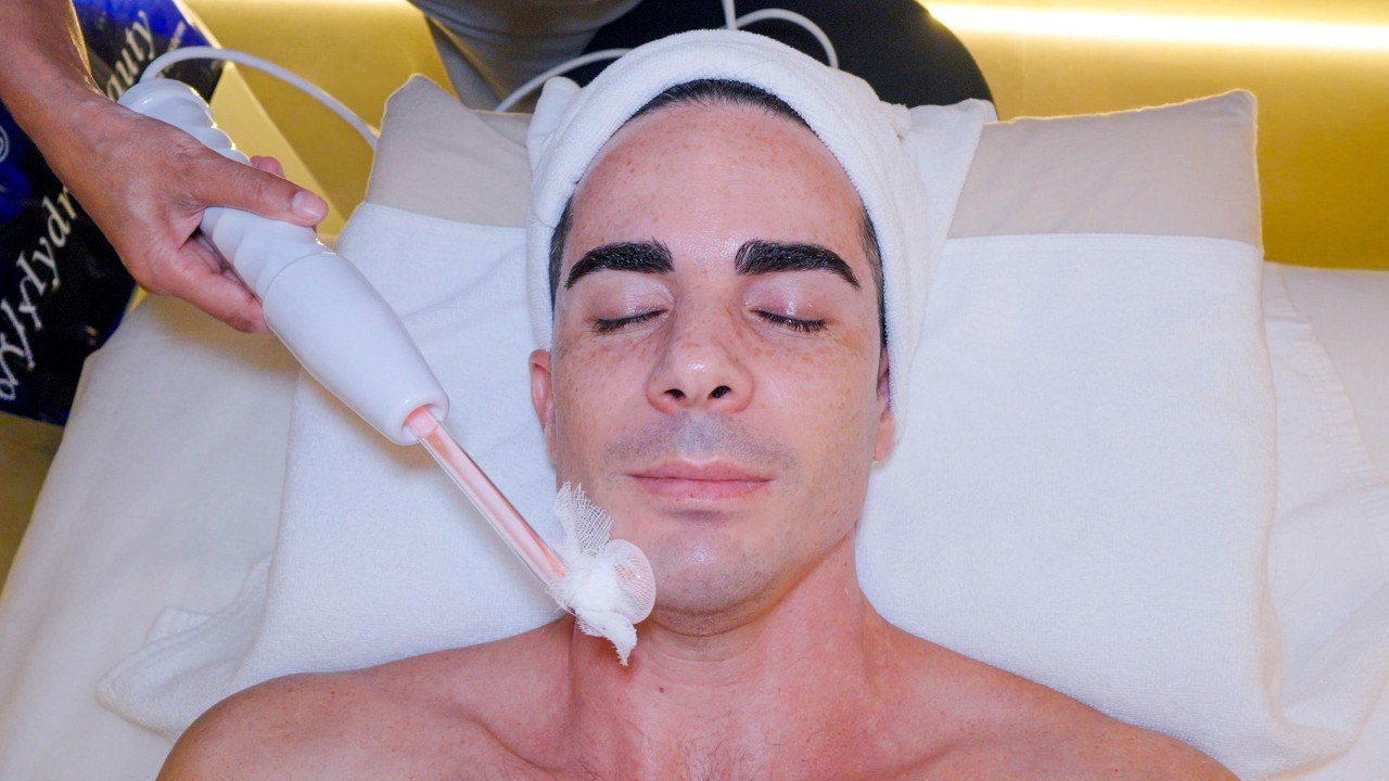 ASMR Face Massage & Vacuum Facial - So Satisfying