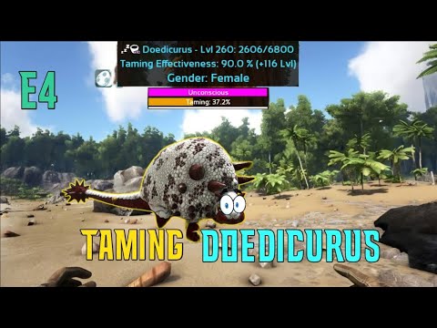 High Level doedicurus Taming | Ark survival Mobile | E4 | how to tame doedicurus | #arkmobileseries