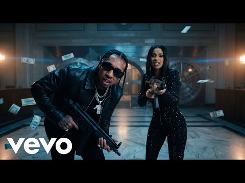 Tyga, Cardi B - Big Money (ft. Ariana Grande) | (Official Lyrics Video)