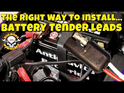 Motorcycle Battery Tender Installation
