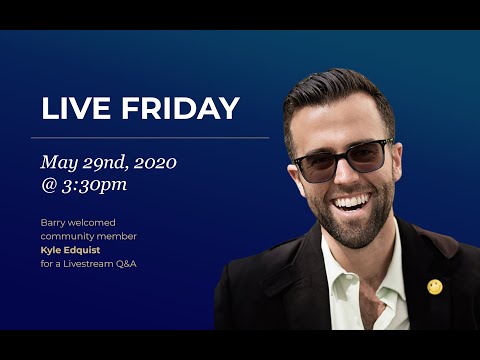 Live Fridays S01E05 — Kyle Edquist — May 29, 2020
