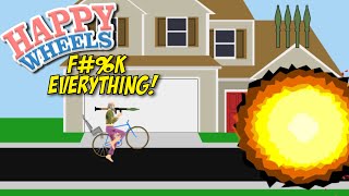 SHOOT EVERYTHING IN YOUR PAF!!! [HAPPY WHEELS] [MADNESS!]