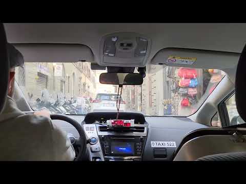 Cab ride in Florence, Italy - Sept. 17, 2022