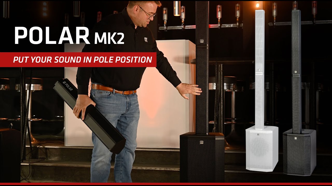 HK Audio Polar 10 MK2 Column PA System - White