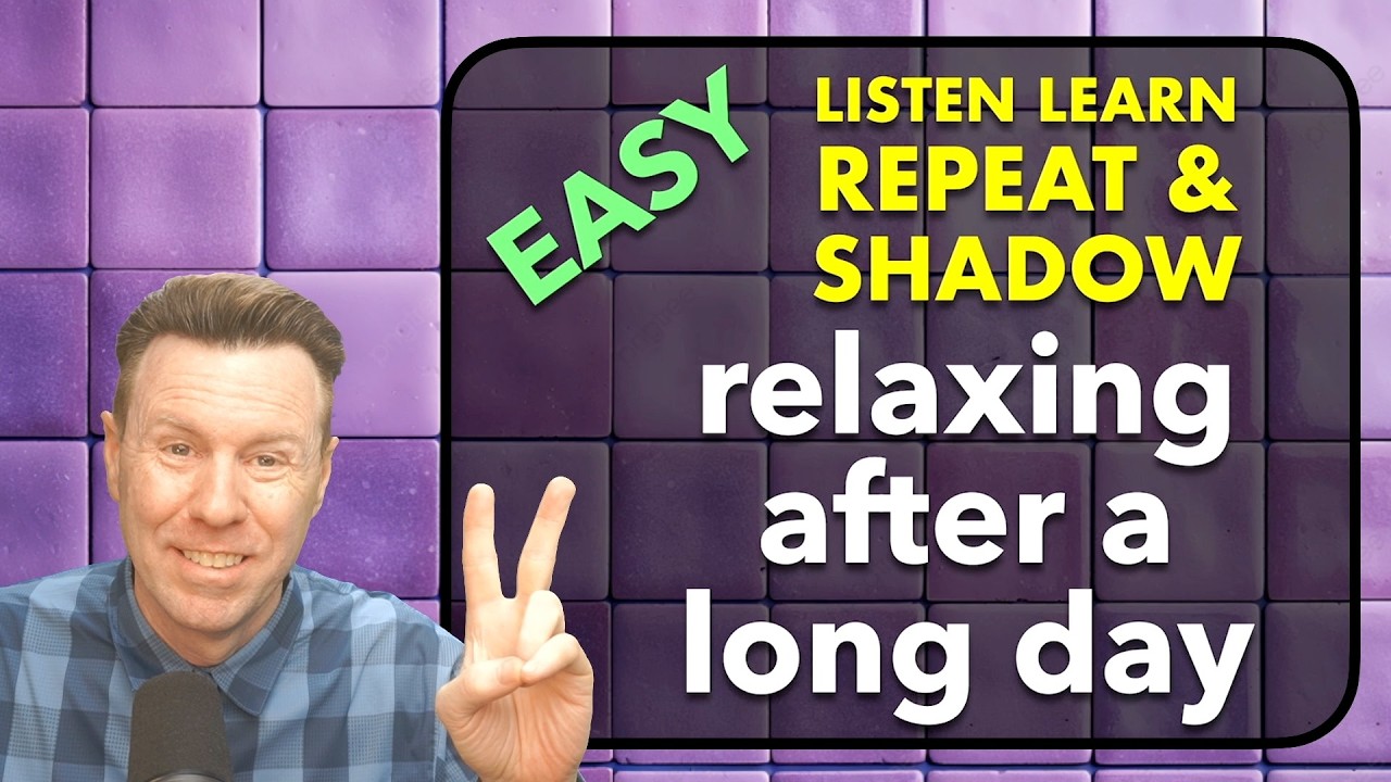 Easy English Speaking Practice + SHADOWING