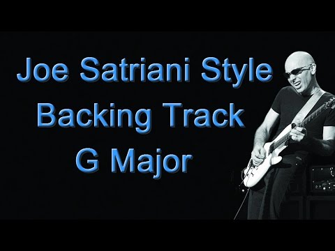 Joe Satriani Style Backing Track in G Major