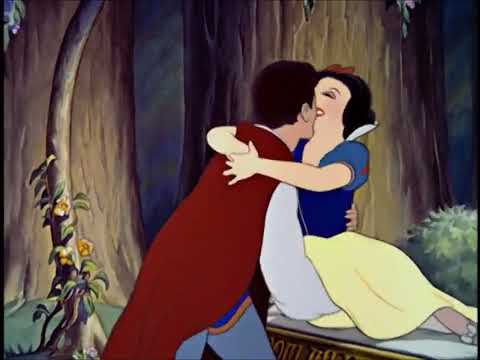 Snow White And The Seven Dwarfs (1937) - The breaking of the spell & the ending scene [HD 1080p]