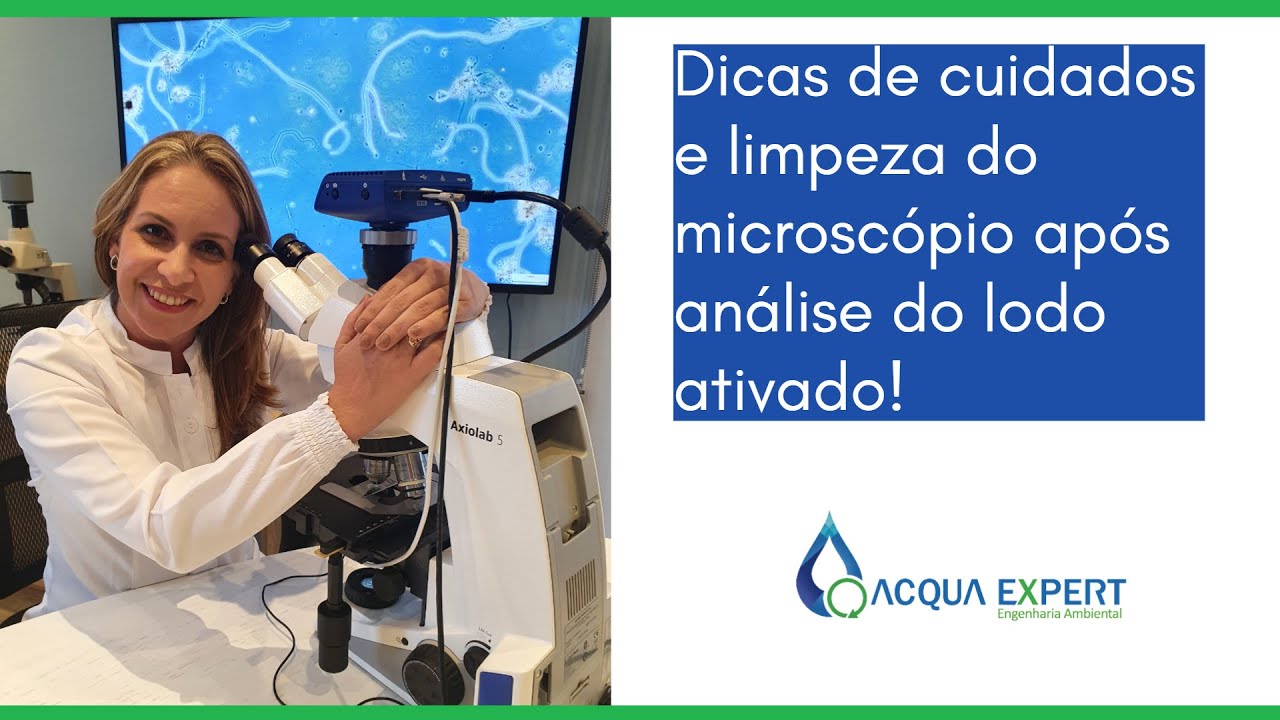Qual é o jeito correto de limpar as lentes do microscópio ótico? | ACQUA EXPERT