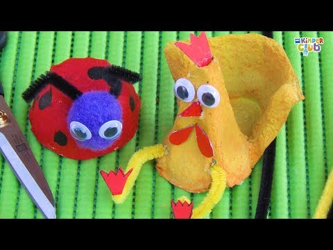 Kinderclub-Experiment #6: Oster-Eierbecher