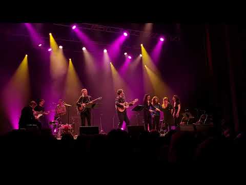 H-Burns & Bertrand Belin & Laura Cahen - Leonard Cohen songs at Le Trianon, Paris, 13th March 2022
