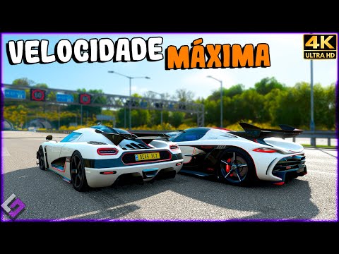 CORRIDA DE VELOCIDADE COM KOENIGSEGG - Forza Horizon 4 "4K 60FPS"