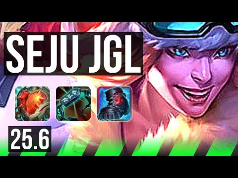 SEJUANI vs ZAC (JGL) | 28k DMG, Godlike | KR Diamond | 25.6