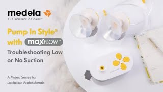 Pump In Style® MaxFlow™:  Troubleshooting Low or No Suction