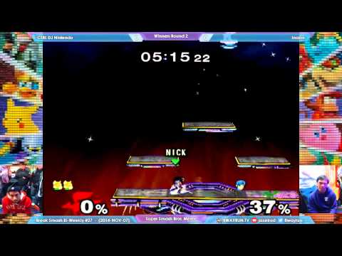 Break Smash #27   SSBM W2   CTRL DJ Nintendo VS Inaba