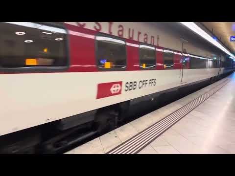 IC5 nach Rorschach Einfahrt in Zürich Hauptbahnhof Gleis 33