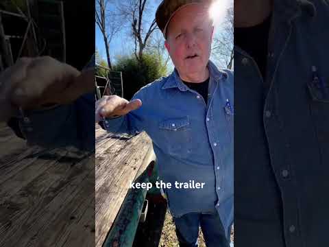 Hey JD! What to look for in a used trailer. #trailertips #used #skidsteer