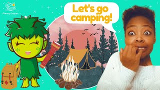 Let's go Camping | ESL Vocabulary Games for Kids | Flyers