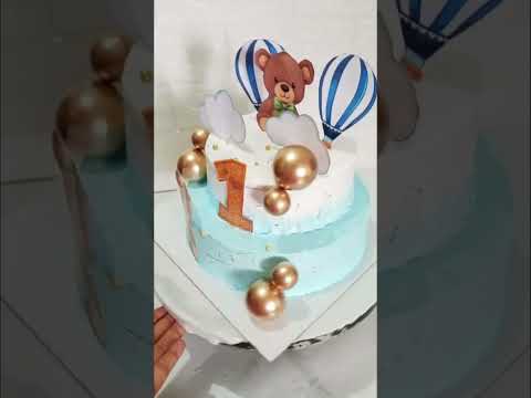 cake for baby's#cakereel #trendingcake#birthdaycake #cakevid homemadecake #cartuncake#cakeforbabyboy