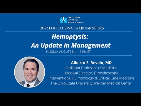 AUGUST 2023 | Hemoptysis: An Update in Management