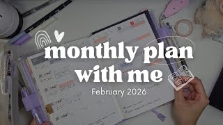 2026 february hobonichi weeks & cousin plan with me | another appointment heavy month | set-up