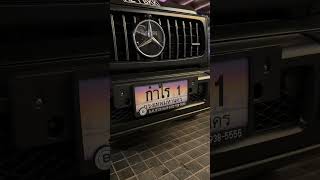 No1 Thai plate on a g63