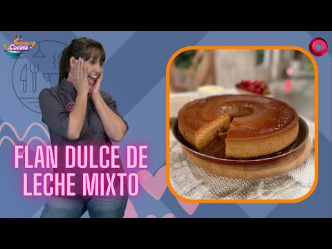 Flan dulce de leche mixto | #EscuelaDeCocina