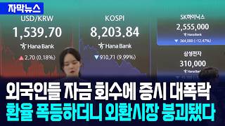 [자막뉴스] 외국인들 자금 회수에 증시 대폭락... 환율 폭등하더니 외환시장 붕괴됐다 / 사건텔러