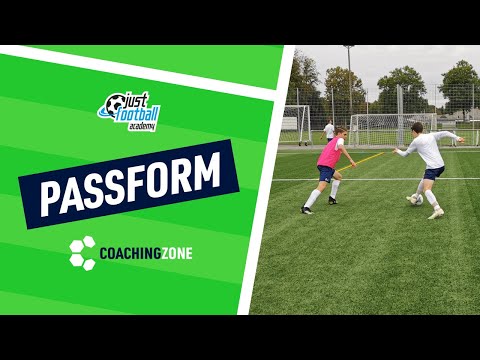 Fussballtraining: Spiel in die Tiefe über 5 Zonen