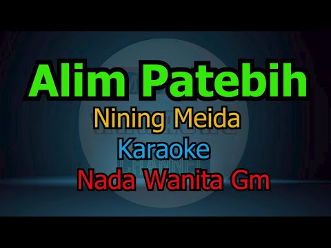 ALIM PATEBIH NINING MEIDA KARAOKE NADA WANITA