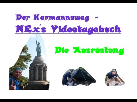 Trekking: Episode 2 - Der Hermannsweg - NEx´s Videotagebuch - Die Ausrüstung