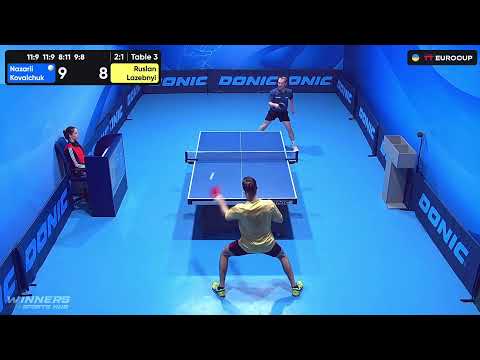 16:20 Nazarii Kovalchuk - Ruslan Lazebnyi 28.07.2023 TT Euro.Cup Ukraine Star. TABLE 3