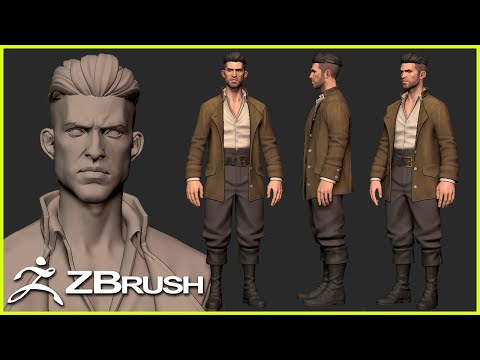 Sculpting a Character from Concept by Cedric Peyravernay (Body Blockout | Part 1)