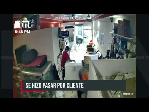 Chinandega: Hombre roba varios celulares en tienda de Corinto