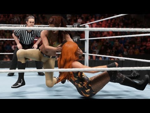WWE 2K19 - Maria Kanellis vs Becky Lynch - Gameplay (PC HD) [1080p60FPS]