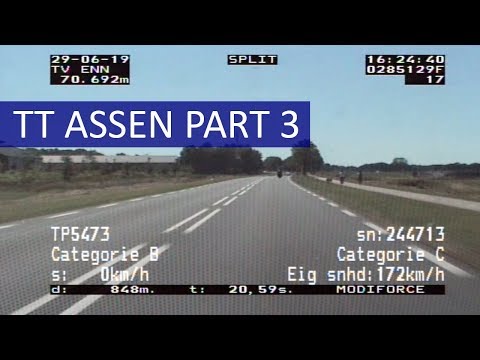 Rijbewijs ingevorderd tijdens TT Assen. Politie Deel 3 - Videovoertuig