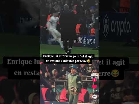 tout cela fesaient partit de mon plan 🤣🤣#luisenrique #psg #chelsea #ligue1 #edit