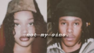 Cover art for not my sins