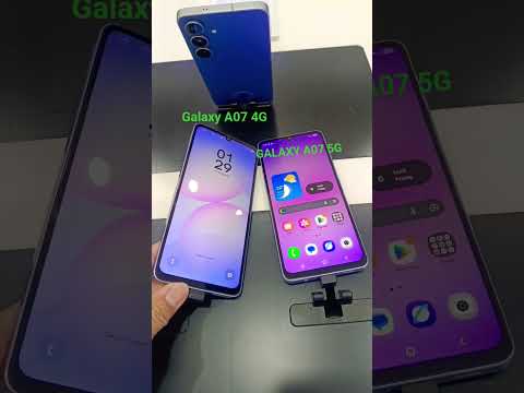 Galaxy A07 5G vs Galaxy A07 4G #unboxing