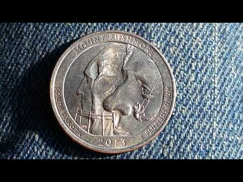 2013 P MOUNT RUSHMORE from the AMERICA THE BEAUTIFUL QUARTERS NATIONAL PARK QUARTERS SERIES!