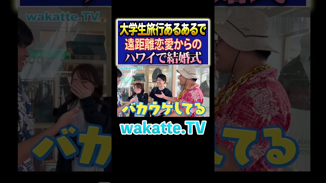 【新婚さん】ふーみん驚愕！ハワイ旅行中の高学歴夫婦！？ #Shorts #医大 #国立  #浪人