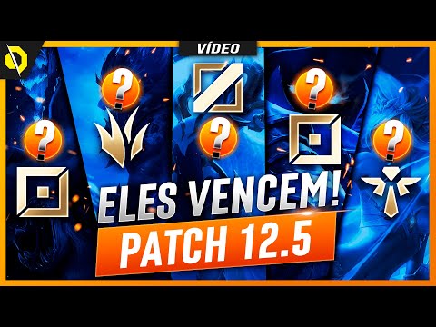 OS CAMPEÕES COM MAIOR WIN RATE EM CADA LANE NO 12.5