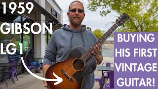 Video thumbnail for Buying your first vintage guitar...Will buys my 1959 Gibson LG1 by Jeremy Sheppard