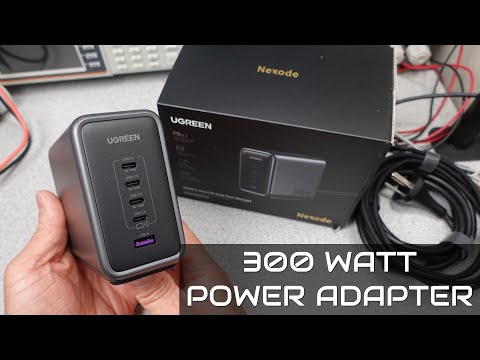 UGREEN 300W 48,000mAh Portable Charger Power Bank with Smart Digital Display, Lighting and SOS Mode, 153Wh 5 Ports USB C Battery Pack for Outdoor Camping and Home Backup for Laptop and More video review thumbnail