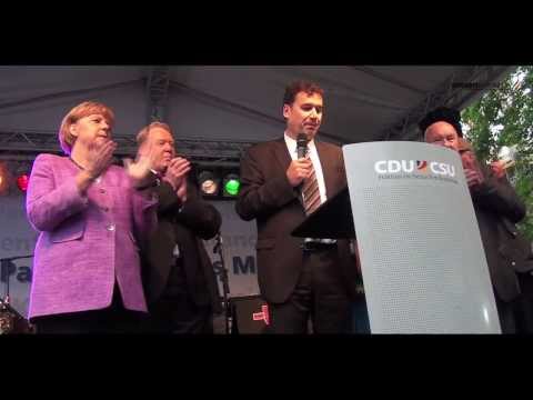 saporetti auf dem CDU/CSU Sommerfest 2013 mit Angela Merkel in Berlin