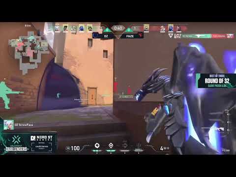DZ Harmon Odin Ace vs Faze clan - FaZe Clan vs DarkZero - VCT Challengers NA Stage 3